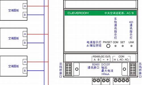 中央空调面板接线图解_中央空调面板接线